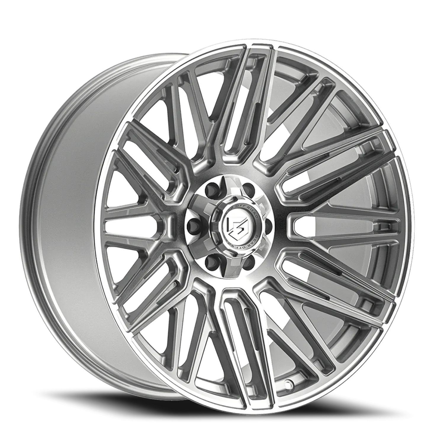 GEAR OFF ROAD 771B 17X9 GLOSS BLACK/MILLED ACCENTS